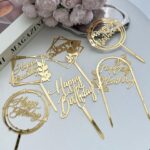 3Pcs Acrylic Happy Birthday Cake Decorations - Image 12