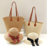 2 -1 Embroidered Beach Hat and Bag - Image 7