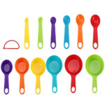 12-Pieces Measuring Tools Kitchen Spoon Teaspoon Sugar Scoop - Image 2