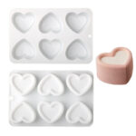 Multi Shape Silicon Cake Mould Heart Flower Star Pudding Mousse Baking Mould - Image 6
