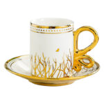 12 - Pieces European 90ml Coffee Mug With Saucers - Image 5
