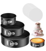 3- Pieces Cakes Reuseable Mousse Mold Ring Baking - Image 17