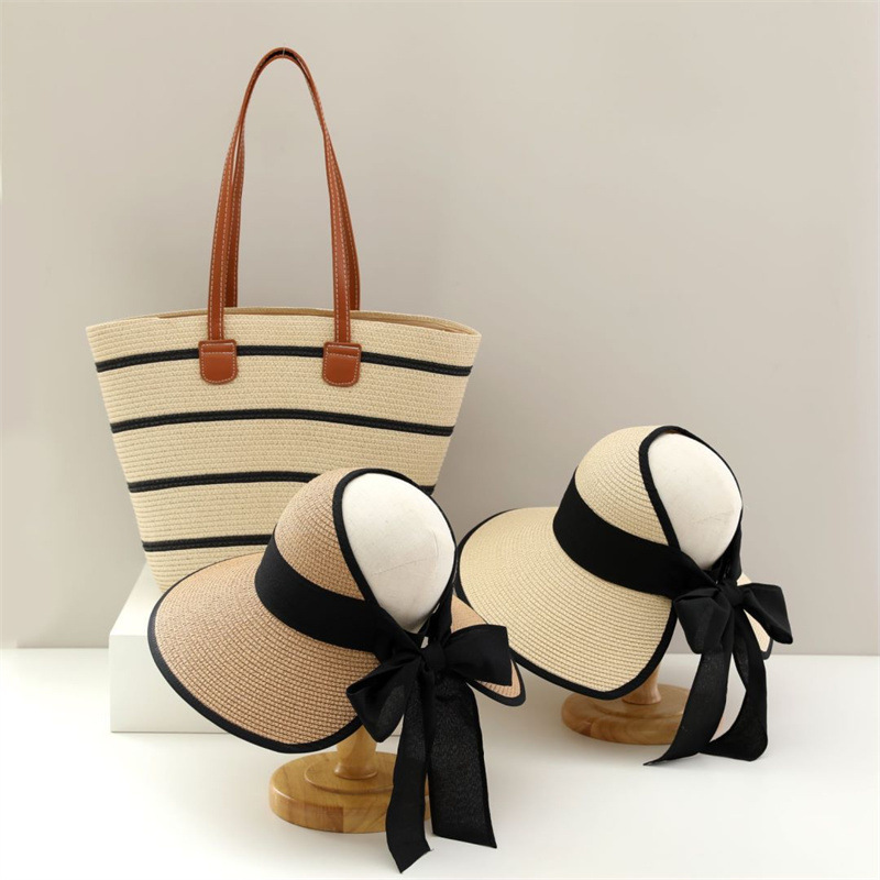 1688_image_share_8f42444d89b058f4819599f782bd8f7f 2 - 1 Embroidered Beach Bag And Hat - Image 1