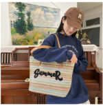 Embroidered Colorful Beach Bag - Image 22