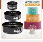 3- Pieces Cakes Reuseable Mousse Mold Ring Baking - Image 14