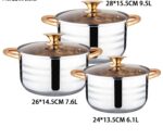 6-Piece Stainless Steel Casserole Cookware Set - Image 14