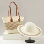 2 -1 Embroidered Beach Hat and Bag - Image 13