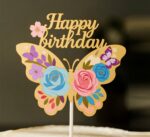 3- Pieces Birthday Cake Topper
