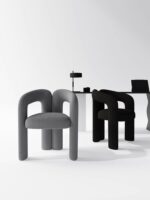 Black Vanity Makeup Chair - Image 12
