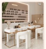 Black Vanity Makeup Chair - Image 5