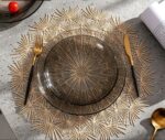 4-Pieces Creative Table  Mat, Round Thickened PVC Placemats - Image 3