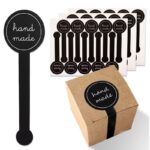 250pcs Black Self Adhesive Baking Sealing Stickers Label for Cake - Image 4