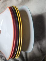 6pcs Mixed Color Reuseable Plastic 10 Inch PLate - Image 5