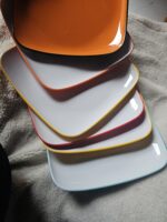 6pcs Mixed Color Reuseable Plastic 10 Inch PLate - Image 4