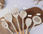 3pcs Silicon Kitchen Utensils set - Image 4