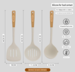 3pcs Silicon Kitchen Utensils set - Image 7