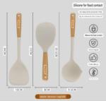 3pcs Silicon Kitchen Utensils set - Image 8