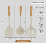 3pcs Silicon Kitchen Utensils set - Image 11