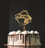 3Pcs Acrylic Happy Birthday Cake Decorations - Image 3