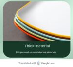 6pcs Mixed Color Reuseable Plastic 10 Inch PLate - Image 2