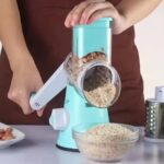 3-1 Rotary Vegetable Slicer Shredder Chopper With Food Pusher And Suction Base - Image 8