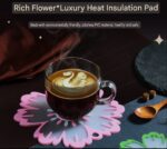 6pcs Flower Tableware Heat Insulated Mat Simple And Luxuy Mat Bowl - Image 9