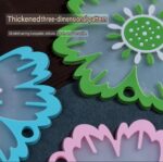 6pcs Flower Tableware Heat Insulated Mat Simple And Luxuy Mat Bowl - Image 6