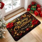Christmas Crystal Velvet Doormat - Image 3