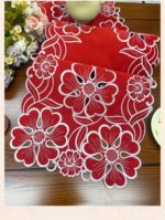 1pcs of a 38* 158cm Red PVC Table Cover - Image 7