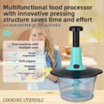 Kitchen Vegetable Manual Hand Press Chopper - Image 13