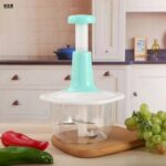 Kitchen Vegetable Manual Hand Press Chopper - Image 15