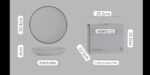 10/12 Pieces Ceramic Porcelain White Plate With Black Rimmed - Image 10