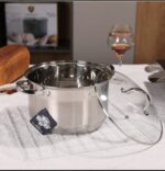 8- Pieces Stainless Steel Casserole Cookware Set - Image 12