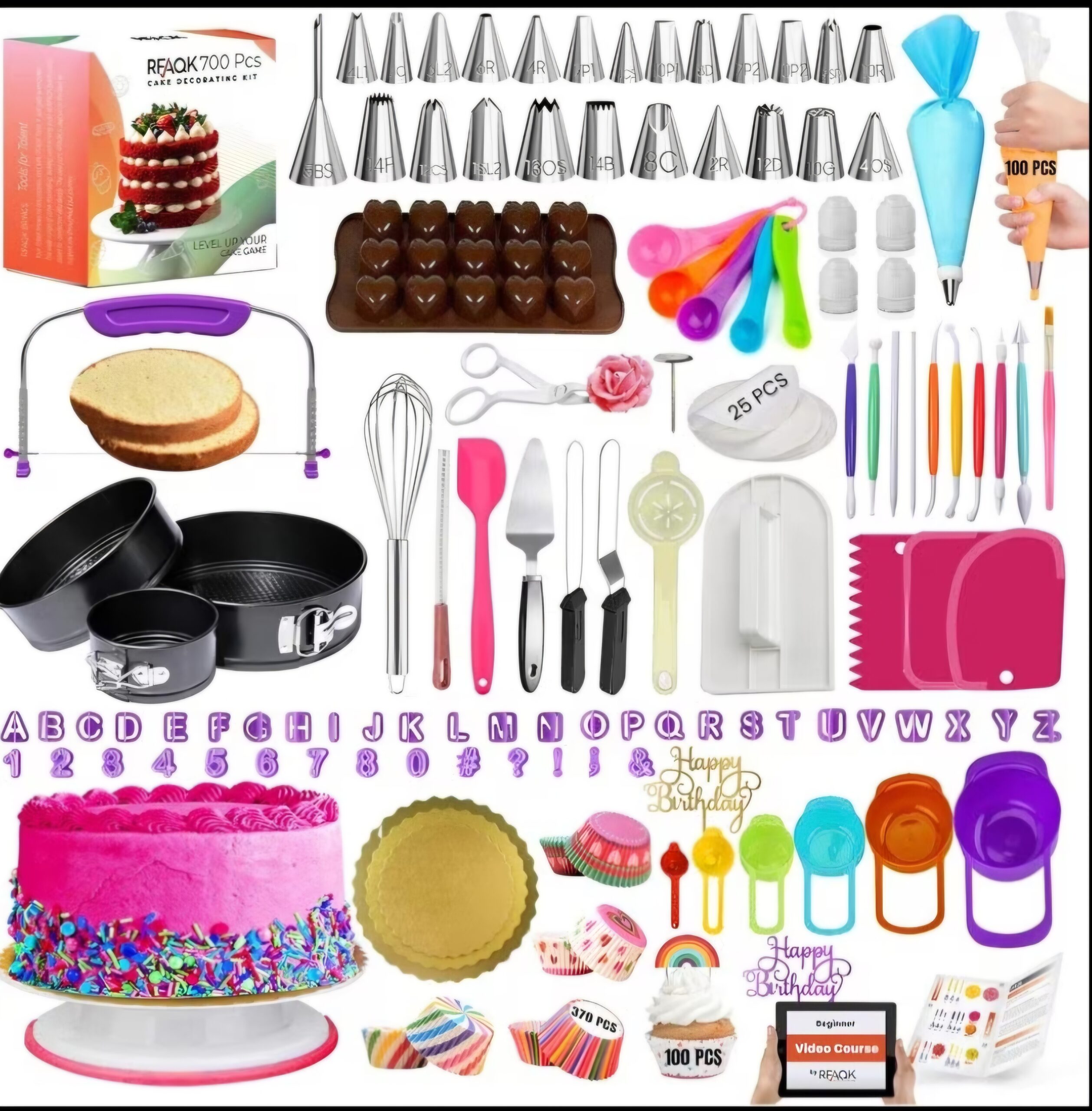Screenshot_20260802_131630_Temu 700 - Pieces Stainless Steel Piping Nozzle Set With Cake Turner - Image 1