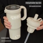 Stainless Steel Tumbler With Handler & Straw Lid - Image 8