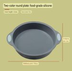9- Pieces Silicon Baking Tray Set, Food Grade Silicon Cake Molds. - Image 6