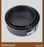 Set of 6 Round Cake Tins For Baking, Spring Form with Removeable Bottom,Double Coated Non-Stick - Image 7