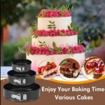 3- Pieces Cakes Reuseable Mousse Mold Ring Baking - Image 8