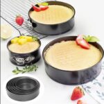 3- Pieces Cakes Reuseable Mousse Mold Ring Baking - Image 3