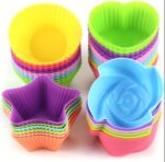 25pcs Silicon Cupcake Liners Reusable Baking Cups Non-Stick Easy to Clear - Image 5