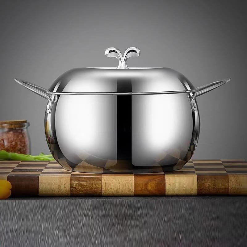 WhatsApp Image 2026-07-28 at 11.28.54 AM 24cm Stainless Steel Casserole Cookware Pot - Image 1