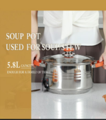 6- Pieces Stainless Steel Casserole Cookware Set - Image 8