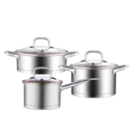 6- Pieces Stainless Steel Casserole Cookware Set - Image 3