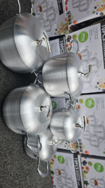 5pcs Aluminum Cookware Set - Image 3