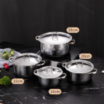 15pcs Stainless Steel Cookware Set - Image 6