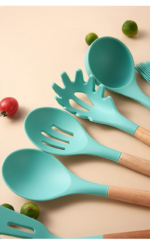19pcs Silicon Kitchen Utensils set - Image 9