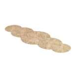 1pcs PCV Table Cover Design Gold Placemat - Image 5