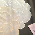 6pcs PVC Thickened Gold with White Table Placemat - Image 7