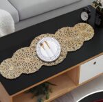 1pcs PCV Table Cover Design Gold Placemat